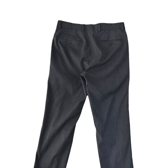 Lauren Ralph Lauren 30x29 (Actual) Gray Flat Front Dress Pants Work Preppy - Picture 6 of 11